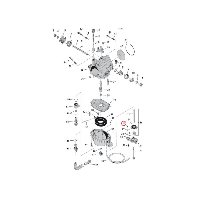 S&S, check ball spring FITS ACC. PUMP E&G CARBS (1 NEEDED)