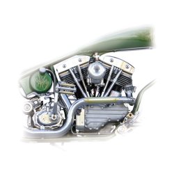 S&S NOSTALGIC AIR HORN COVER