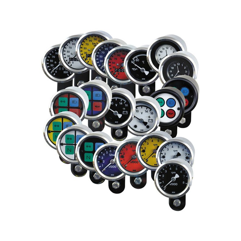 MMB 48MM ULTRA MINI SPEEDO CHROME/BLACK KHM 2:1 DRIVE RATIO