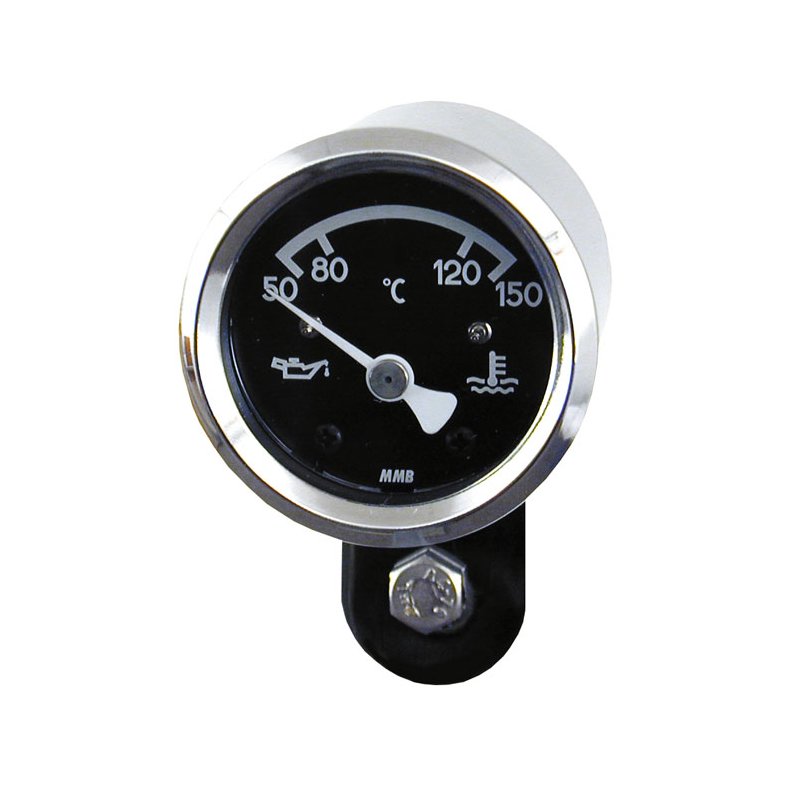 MMB 48MM ULTRA MINI OIL TEMPERATURE GAUGE BASIC CHROME