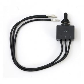 TOGGLE SWITCH, ON-OFF-ON. 25A, 6/12V. WEATHERPROOF