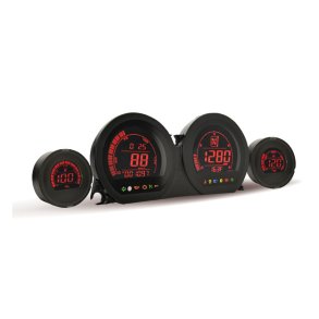 KOSO, HD-03 4-PIECE GAUGE KIT FOR TOURING 