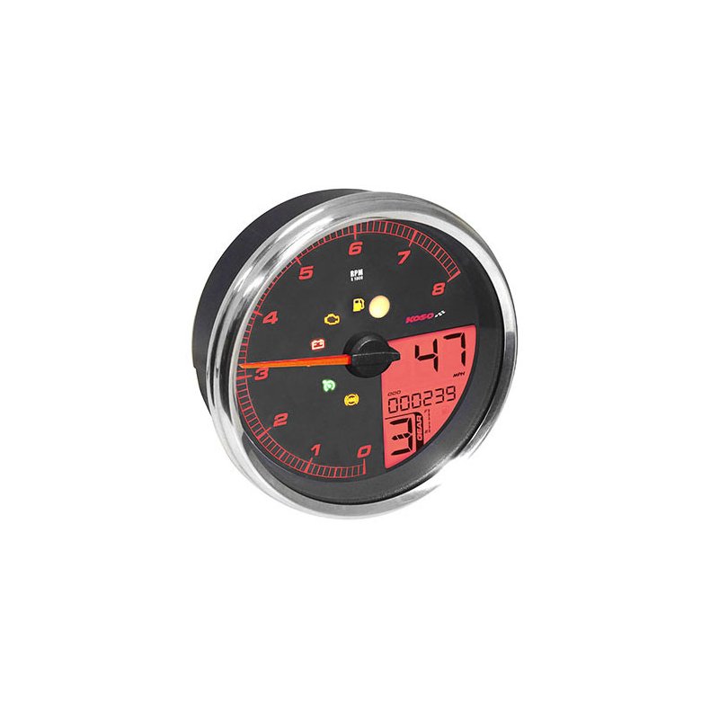 KOSO, HD-05 SPEEDOMETER / TACHOMETER. NON CAN-BUS
