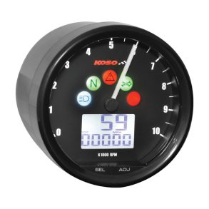 KOSO, D64 MULTIFUNCTIONAL SPEEDO/TACHOMETER. 