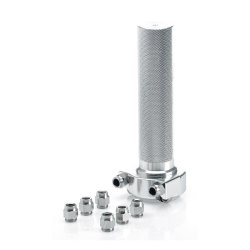 BILTWELL WHISKEY THROTTLE, POLISHED For 1" handlebars.
