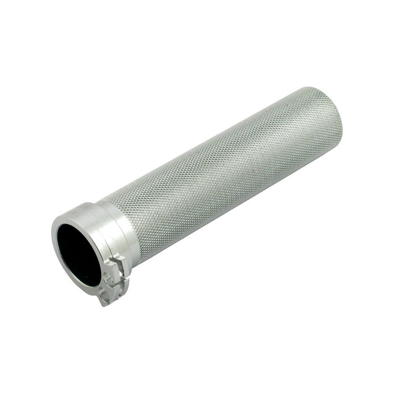 Biltwell, 1" Whiskey throttle sleeve. Polished Throttle tubes,74-22 H-D with single or dual throttle