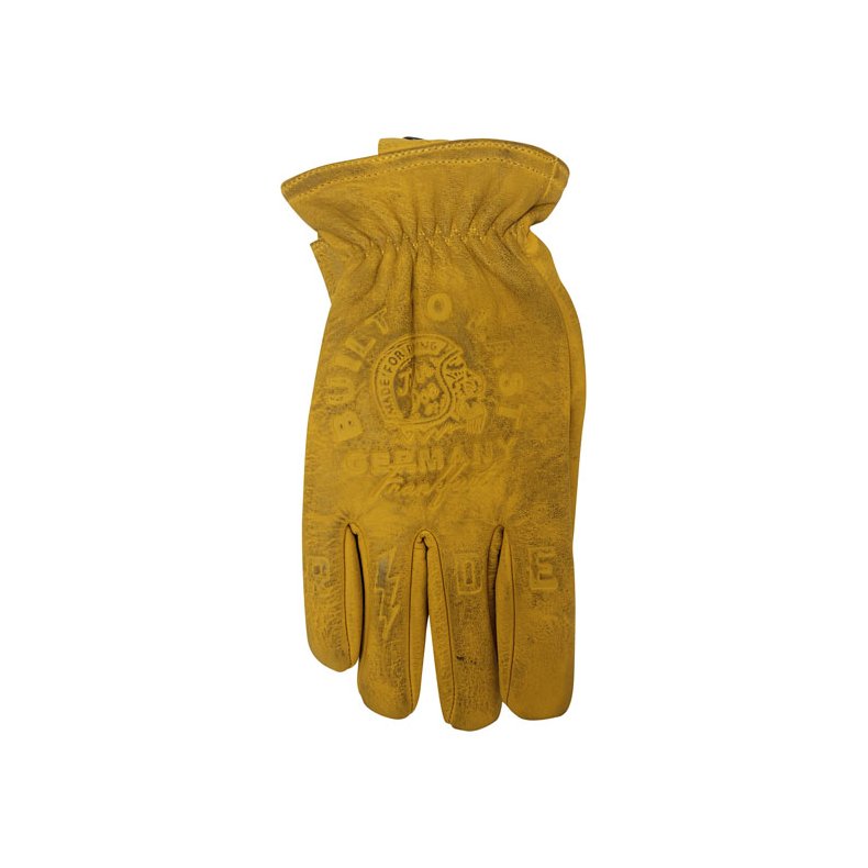 JOHN DOE COYOTE GLOVES YELLOW EMBOSSED 