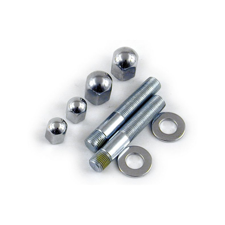 LOWER SHOCK STUD KIT FOR 2 SHOCKS  Fits: > 73-86 4-SPEED FL, FX