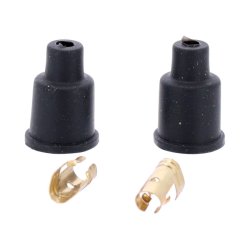 UNIVERSAL 40" SPARK PLUG WIRE SET. COTTON CLOTH,  101cm lang.