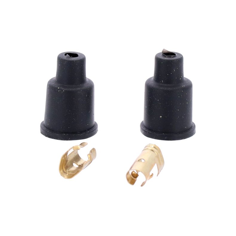 UNIVERSAL 40" SPARK PLUG WIRE SET. COTTON CLOTH,  101cm lang.