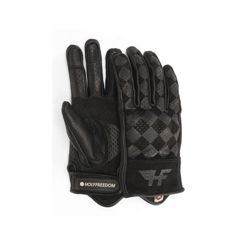 HOLY FREEDOM BULLIT NABUCK GLOVES SUEDE BLACK 