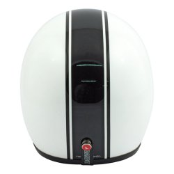  BANDIT JET HELMET CLASSIC WHITE/BLACK IKKE GODKENDT