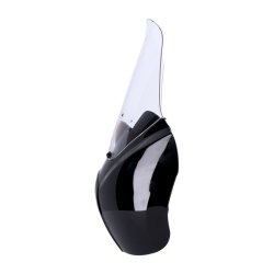 FRONT FAIRING GLOSS BLACK With clear windshield.  Fits: > 06-17 Dyna(NU)