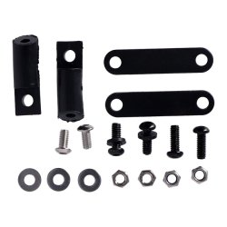 FRONT FAIRING GLOSS BLACK With clear windshield.  Fits: > 06-17 Dyna(NU)