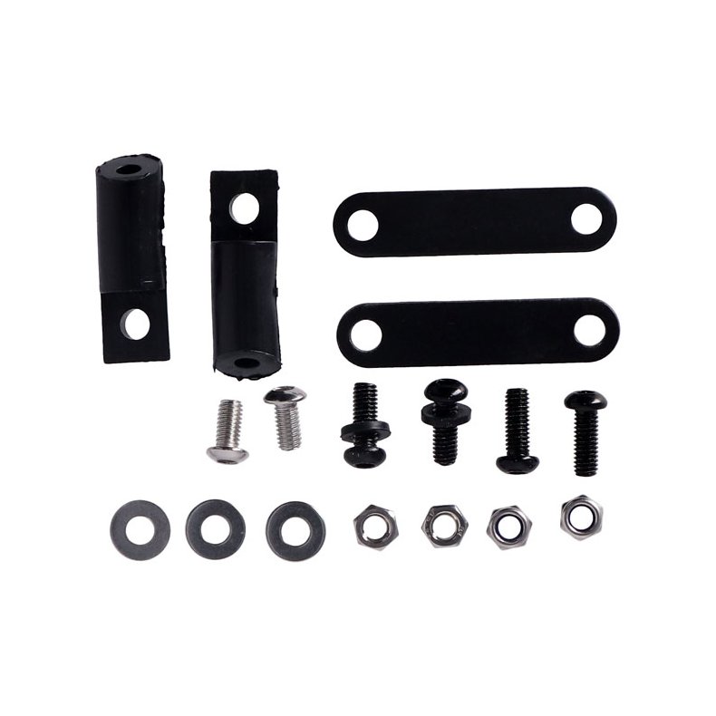 FRONT FAIRING GLOSS BLACK With clear windshield.  Fits: > 06-17 Dyna(NU)