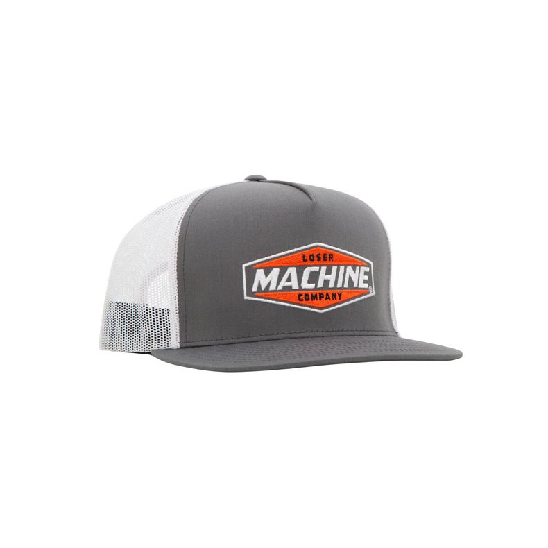 LOSER MACHINE THOMAS TRUCKER CAP CHARCOAL/WHITE