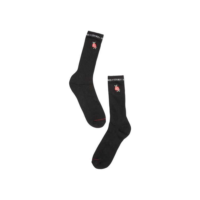 Loser Machine Rosa socks black  one size fits all.
