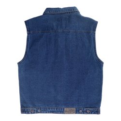 MCS DENIM VEST DARK BLUE