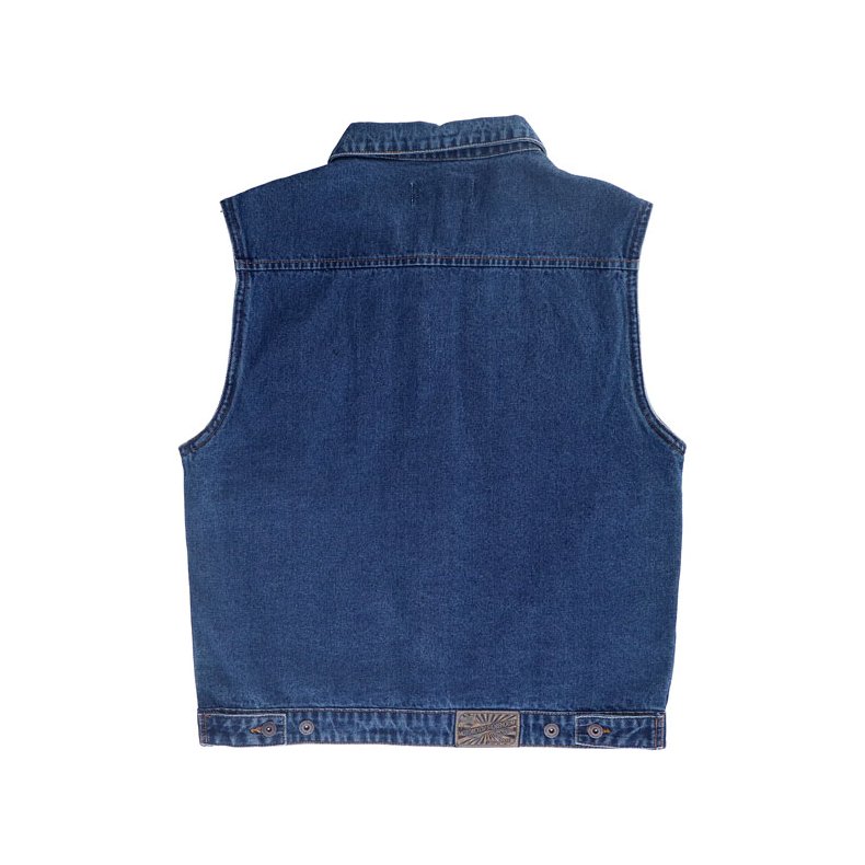 MCS DENIM VEST DARK BLUE