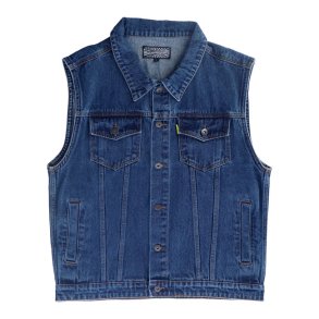 MCS DENIM VEST DARK BLUE