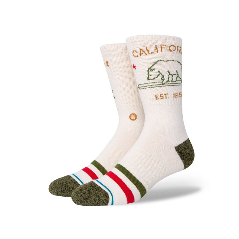 STANCE CALIFORNIA REPUBLIC SOCKS OFF WHITE