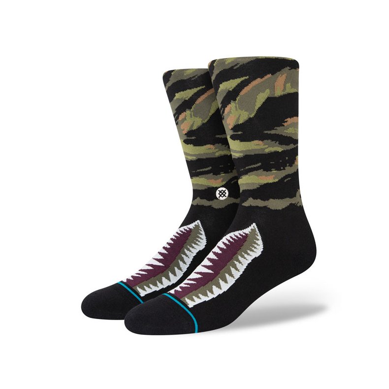 STANCE WARBIRD SOCKS BURGUNDY