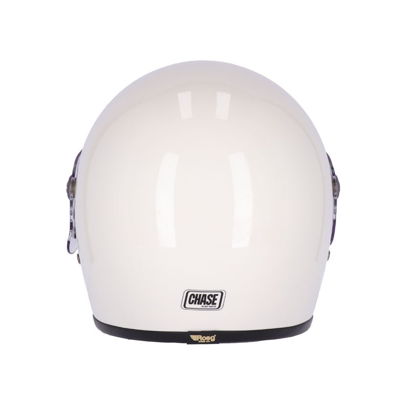ROEG CHASE HELMET VINTAGE WHITE CE-certified 