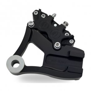 PM 4 PISTON CALIPER BRACKET REAR; 91-99 DYNA