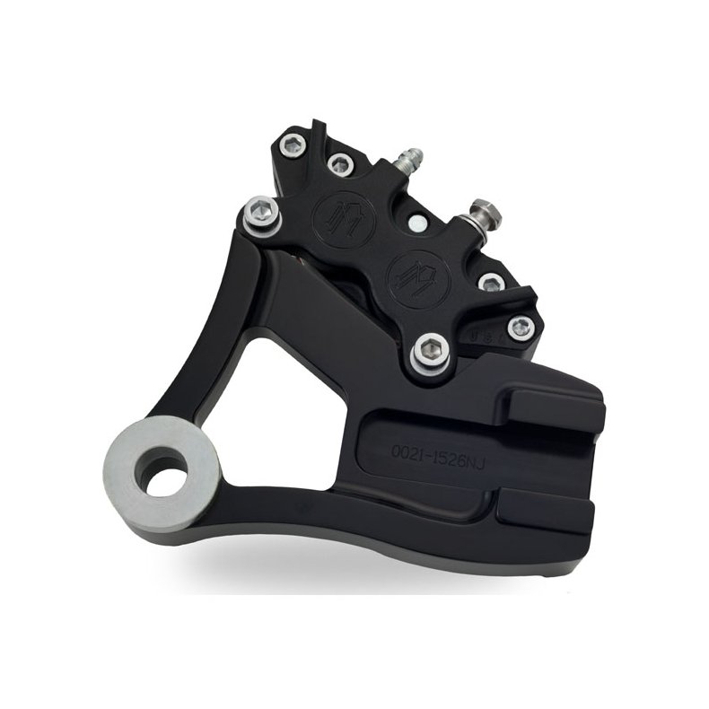 PM 4 PISTON CALIPER BRACKET REAR; 91-99 DYNA