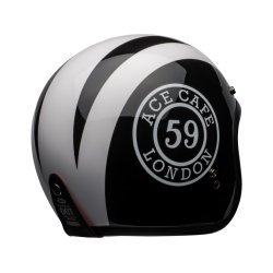 BELL Custom 500 DLX Helmet Ace Cafe 59 Gloss Black/White