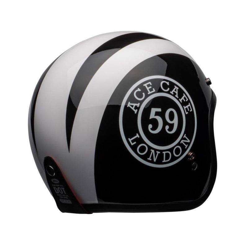BELL Custom 500 DLX Helmet Ace Cafe 59 Gloss Black/White