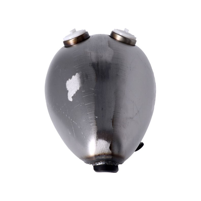 AXED GAS TANK, 2.2 GALLON. DUAL GAS CAP Small 2.2 gallon (8.3 liter) 