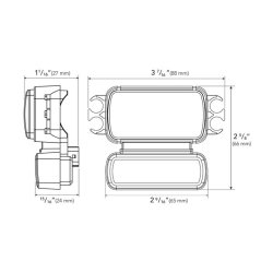 KOSO, D2 MULTIFUNCTIONAL SPEEDOMETER / TACHOMETER