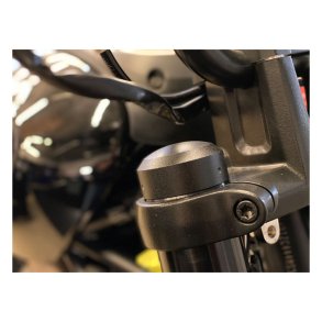 KILLER CUSTOM, FORK TUBE CAP BOLT COVERS 21-22 RH1250S Sportster S