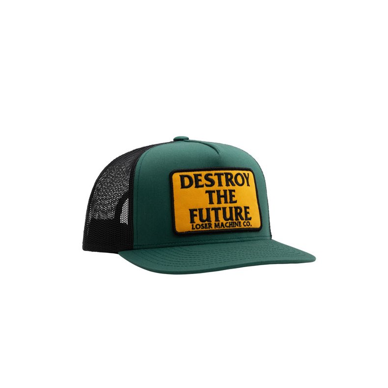 LOSER MACHINE DESTROY TRUCKER CAP GREEN