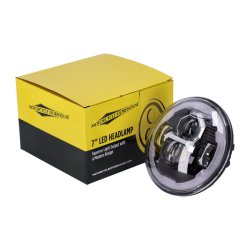 7" LED parabol med pos. lys