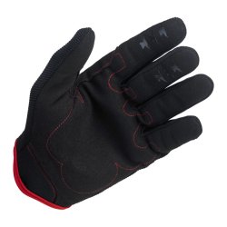 BILTWELL MOTO GLOVES BLACK/RED