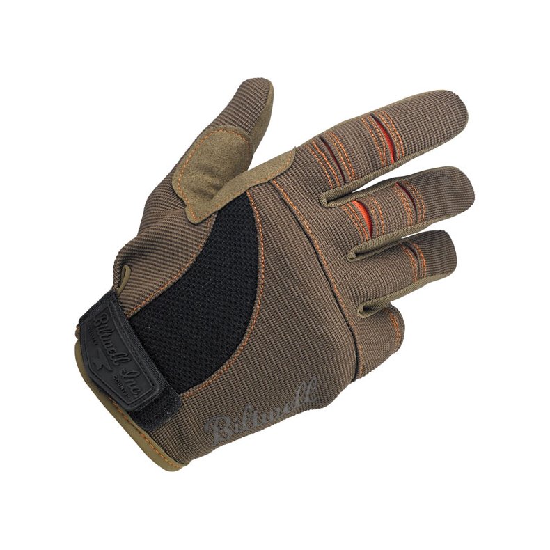 BILTWELL MOTO GLOVES BROWN/ORANGE