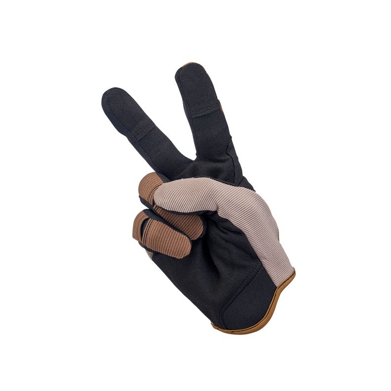 BILTWELL MOTO GLOVES COYOTE/BLACK 