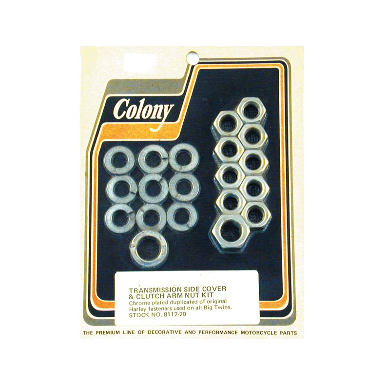 COLONY TRANSM SIDE COVER MOUNT, HEX BLACK PARKERIZED KIT 36-86 