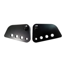 Cult-Werk, gas tank lift kit. Gloss black Steel. 04-22 XL Sportster