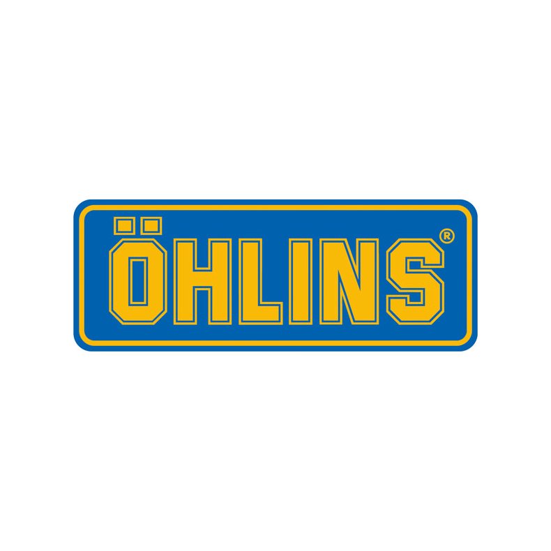 HLINS, STICKER "HLINS" YELLOW/BLUE - blue/yellow - length 74 mm x width 28 mm - self-adhesive - th