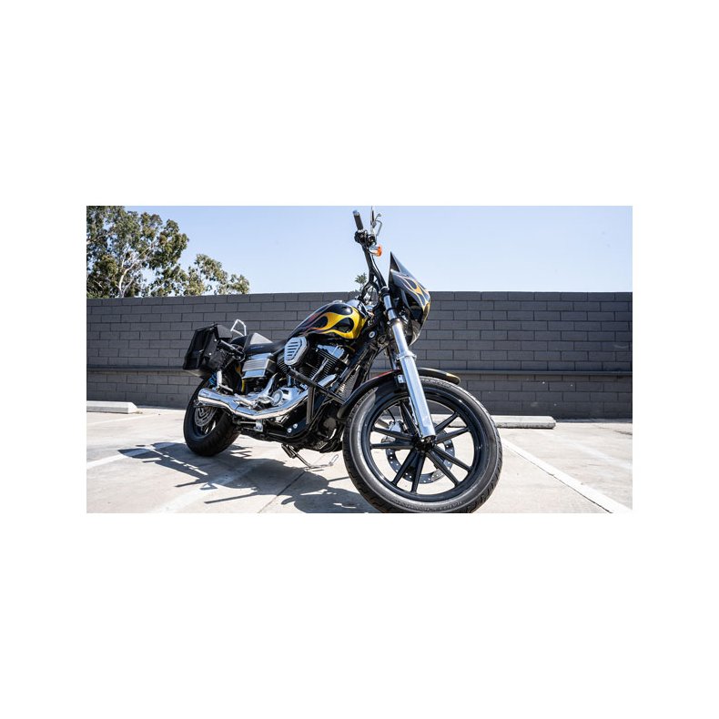 BURLY BRAND, BRAWLER CRASH BAR KIT DYNA. BLACK 