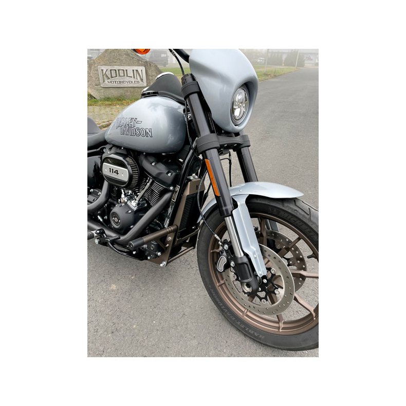 KODLIN, CLUB STYLE M8 ENGINE GUARD. BRONZE Bronze powder coated finish. 