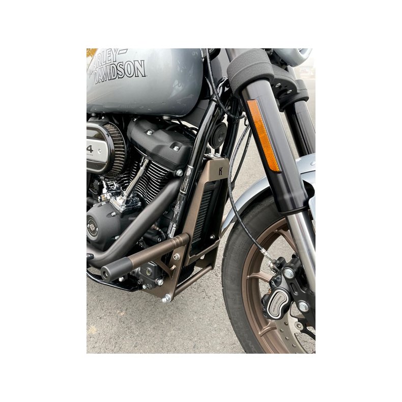 KODLIN, CLUB STYLE M8 ENGINE GUARD. BRONZE Bronze powder coated finish. 