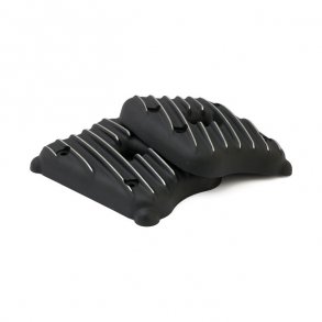 XL RIBSTER ROCKER COVERS, BLACK CUT