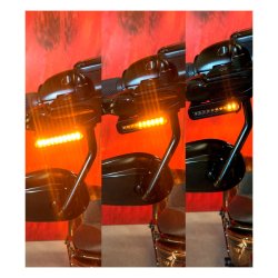 DMP, BELOW BAR FRONT SEQUENTIAL TURN SIGNAL SET. 