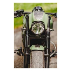 CULT-WERK, FRONT FENDER "OLD SCHOOL". GLOSS BLACK, scout