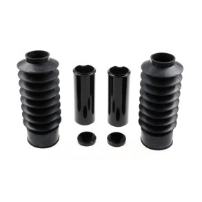 CULT-WERK, 6-PIECE FORK TUBE COVER KIT LONG. GLOSS BLACK 18-22 Scout Bobber