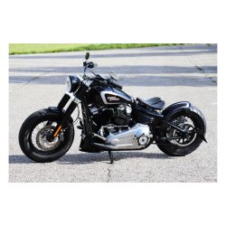 CULT-WERK, FRONT FENDER 'OLD SCHOOL'. GLOSS BLACK M8 Softail: 18-21 FLSL Slim